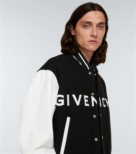 givenchy wool bomber jacket|More.